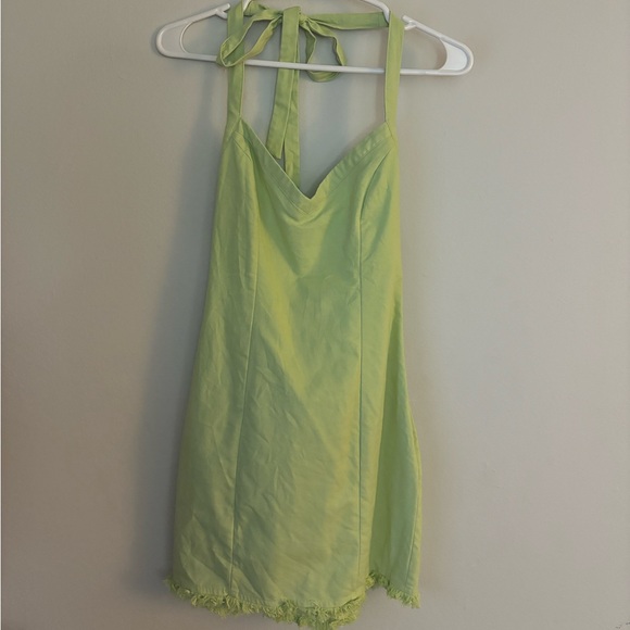 Blue Blush lime green mini dress - Picture 2 of 3
